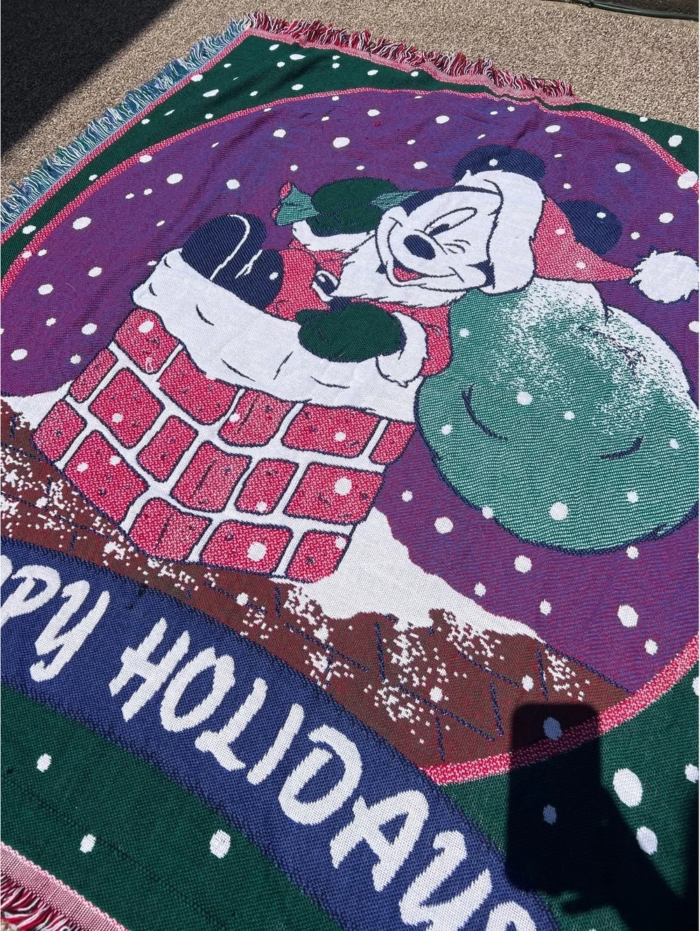 disney throw woven blanket